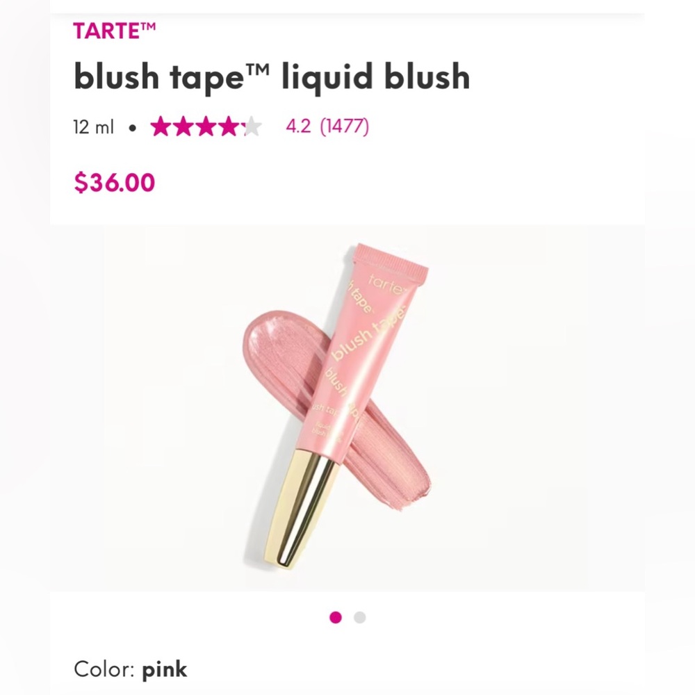 Tarte Blush Tape Liquid Blush - Pink